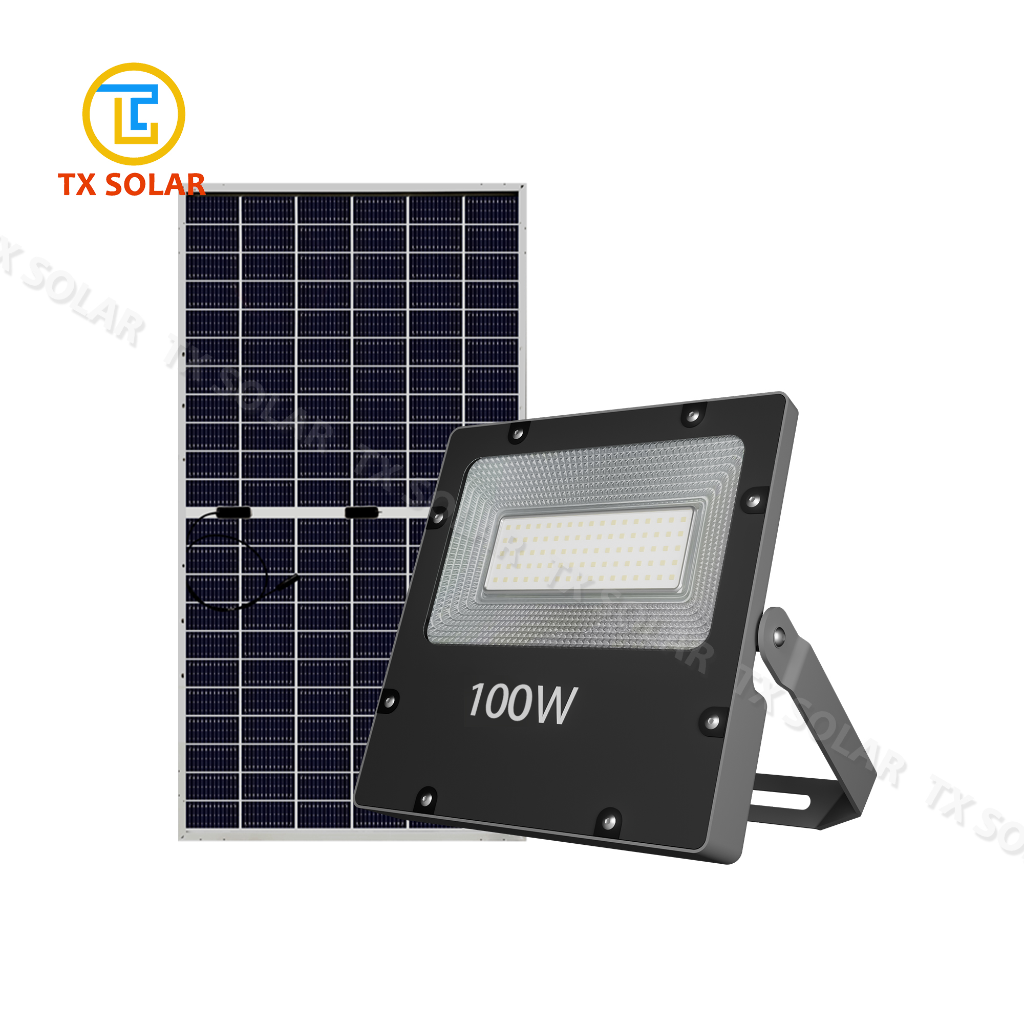 100W Solar Flood Light