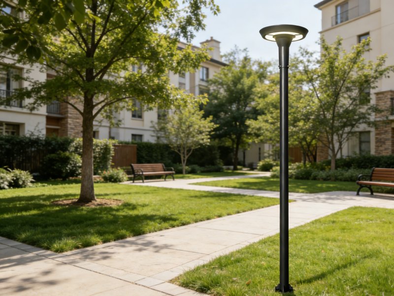 Neighborhood courtyard lamps VS Plaza courtyard lamps