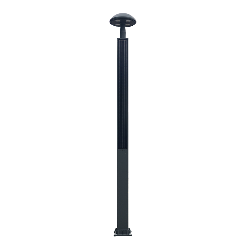 solar integrated garden light