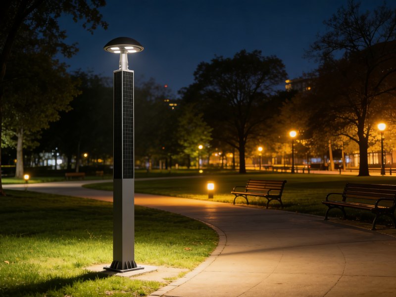 Why are solar-powered garden lights becoming popular?