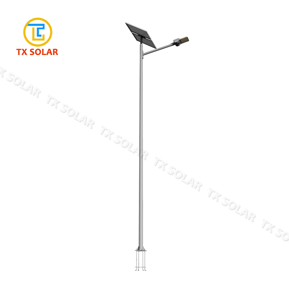 Solar street light Built-in LiFeP04 lithium battery