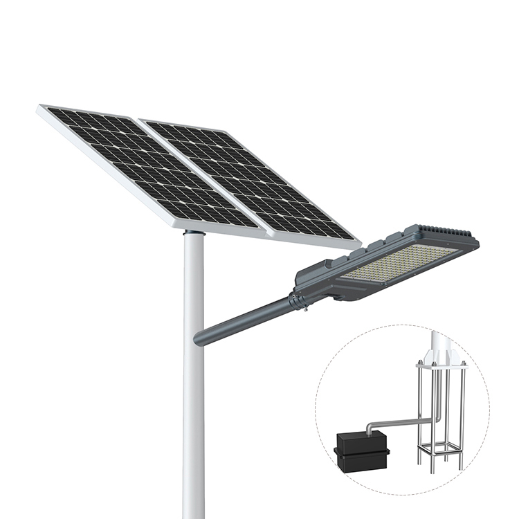 Factory Price Solar Street Light Automatic On Off - Solar street light GEL Battery Buried Design -Tianxiang