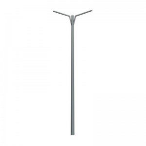 Double Arm Hot-Dip Galvanized Street Light Pole