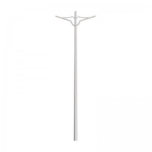 8M Hot-Dip Galvanized Outdoor Street Light Pole