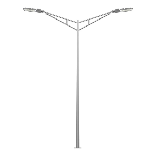 Double Arm Highway Light Pole