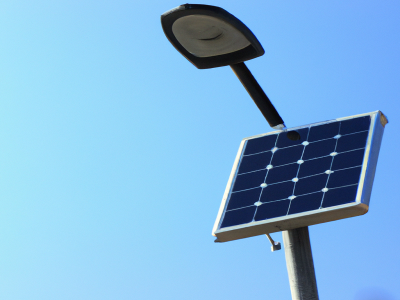 Installation spacing of integrated solar street lights