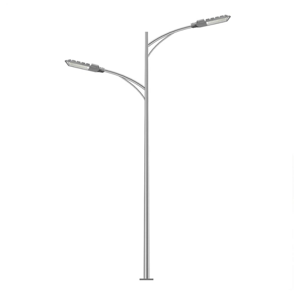 Outdoor Hot Dip Galvanized Driveway Light Post